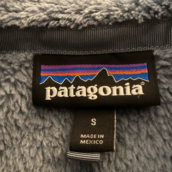 Patagonia Snap T Pullover Womens Small Fleece Jacket Blue - Picture 7 of 8